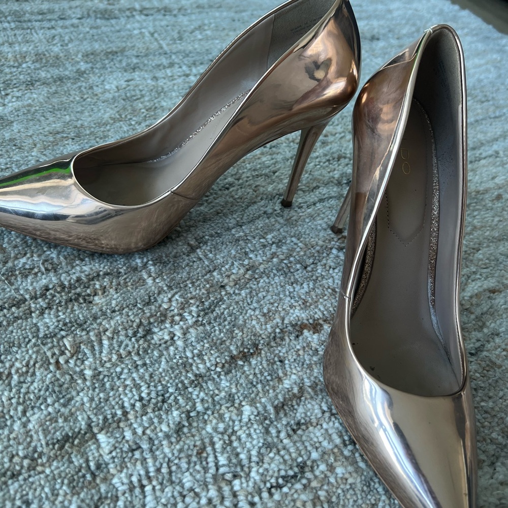 Rose Gold Aldo Pumps
